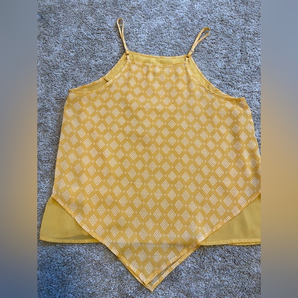 Layered Handkerchief Embroidered Tank - Picture 7 of 10